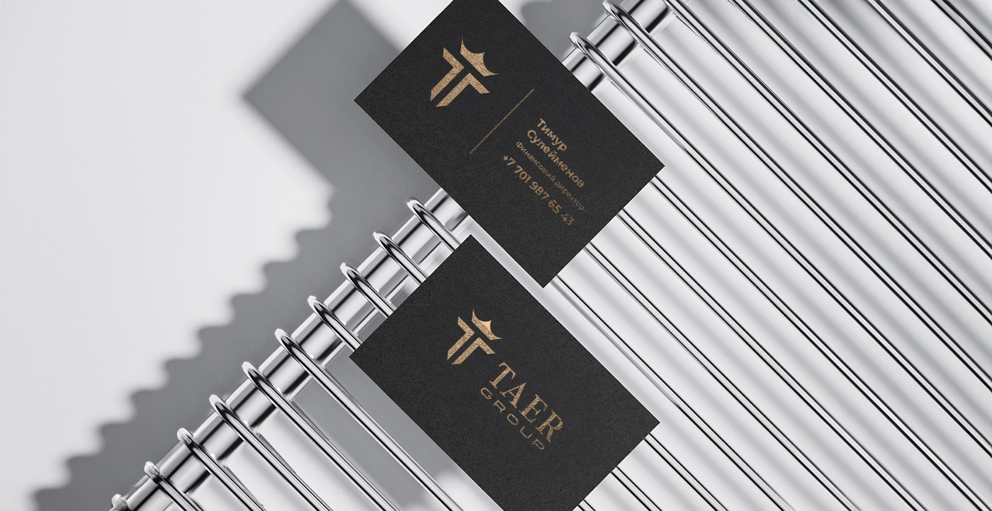 Разработка логотипа и фирменный стиля для финансовой компании Taer Group